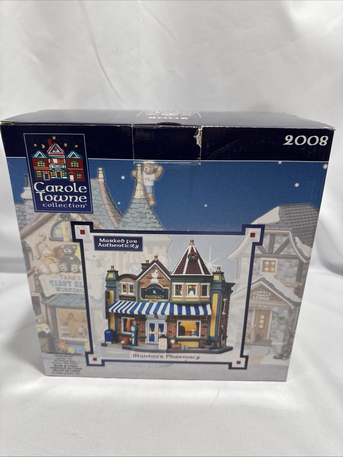Lemax Carole Towne Corado’s Grocery 2008 Light Up Victorian Village w/ Box Lemax Carole Towne Corado’s Grocery 2008 Light Up Victorian Village w/ Box