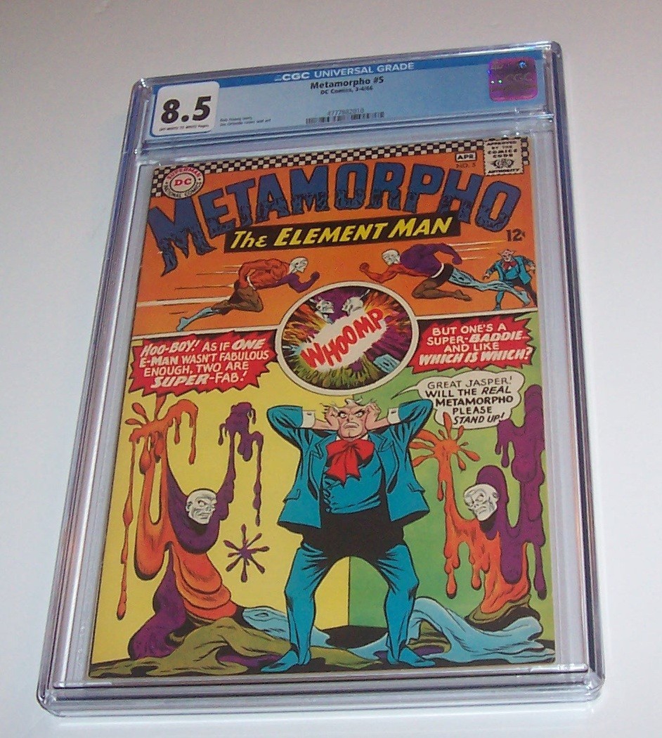 Metamorpho #5 - DC 1966 Silver Age Issue - CGC VF+ 8.5 Metamorpho #5 - DC 1966 Silver Age Issue - CGC VF+ 8.5