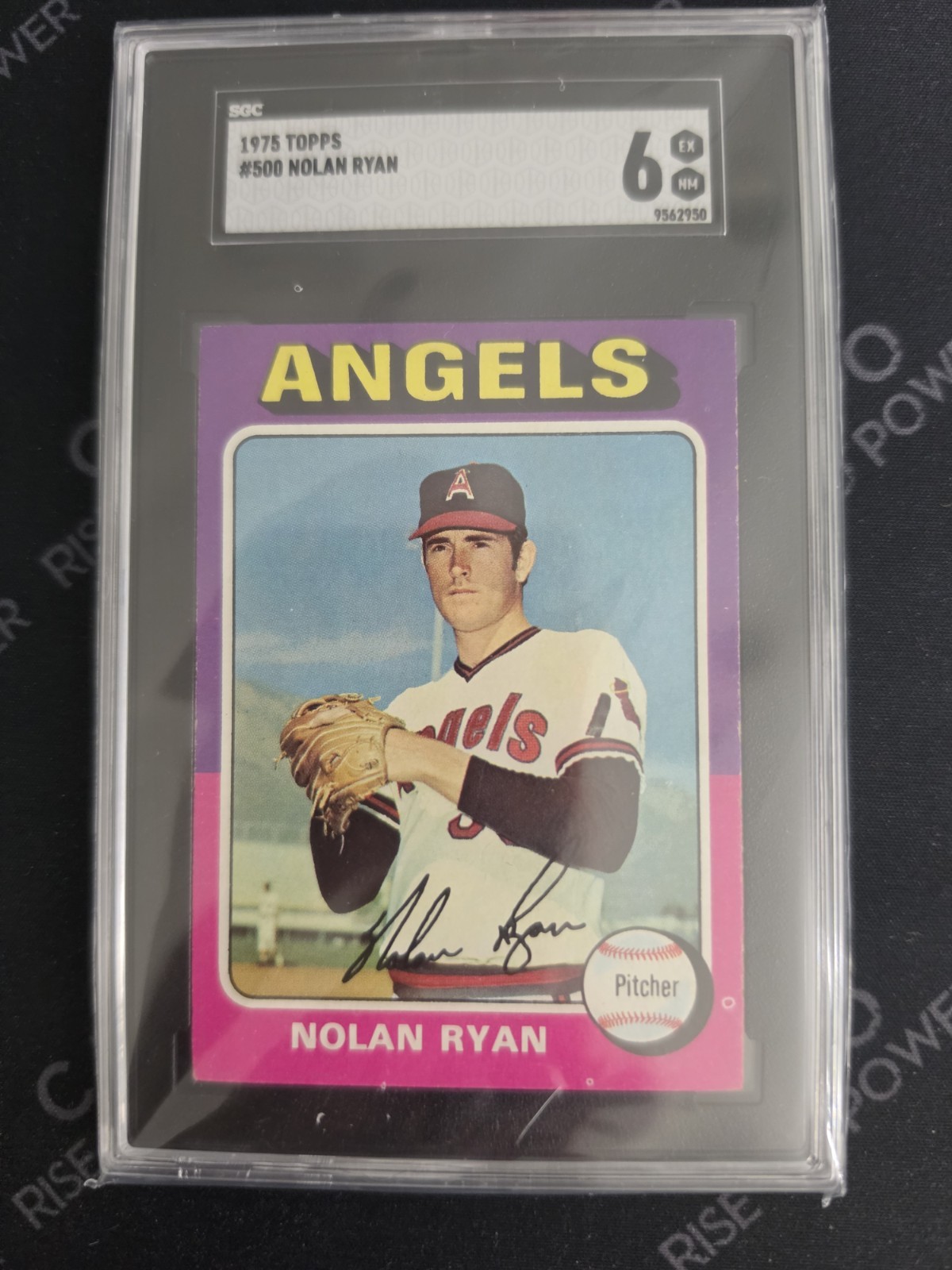 Nolan Ryan 1975 Topps California Angels #500 SGC 6 EX-MT HOF ⚾⭐🐐🔥⚾