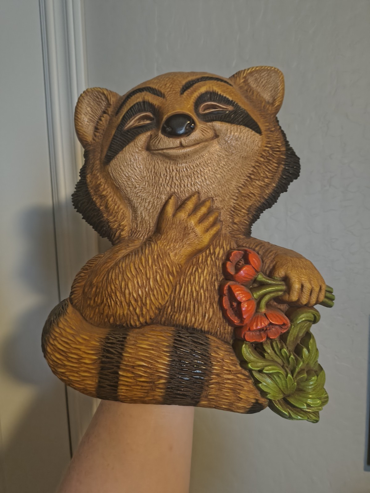 Vintage 1970s Homco Syroco Raccoon Plastic 10 Vintage 1970s Homco Syroco Raccoon Plastic 10
