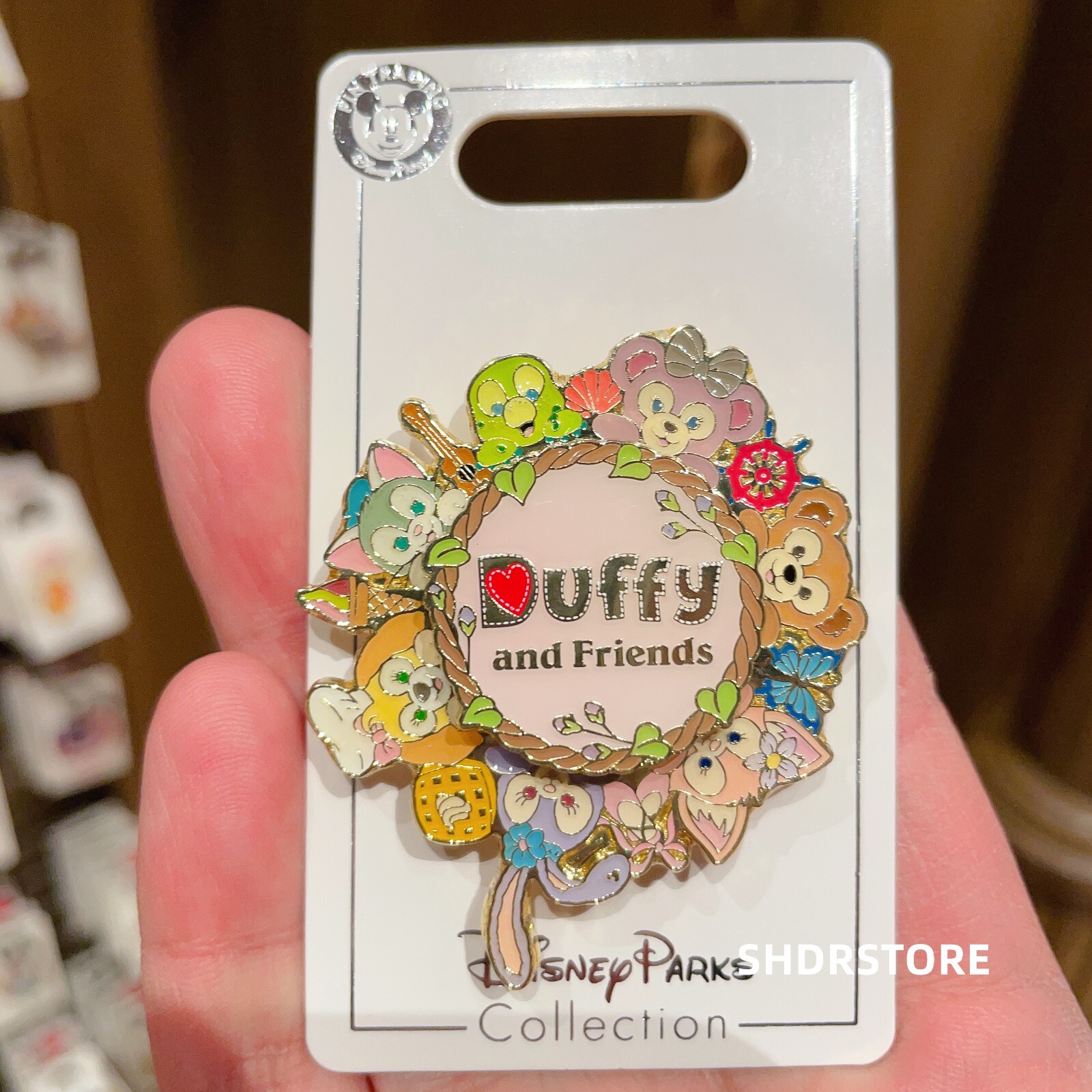 Disney Pin authentic 2022 Duffy friends olu mel linabell spinner disneyland