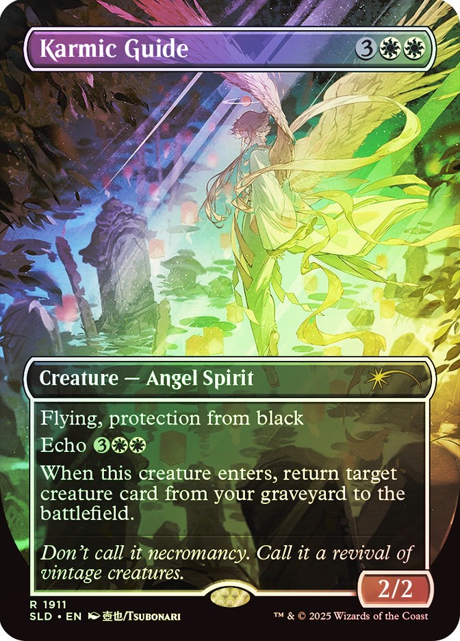 MTG FOIL Karmic Guide Borderless - Secret Lair Drop #1911