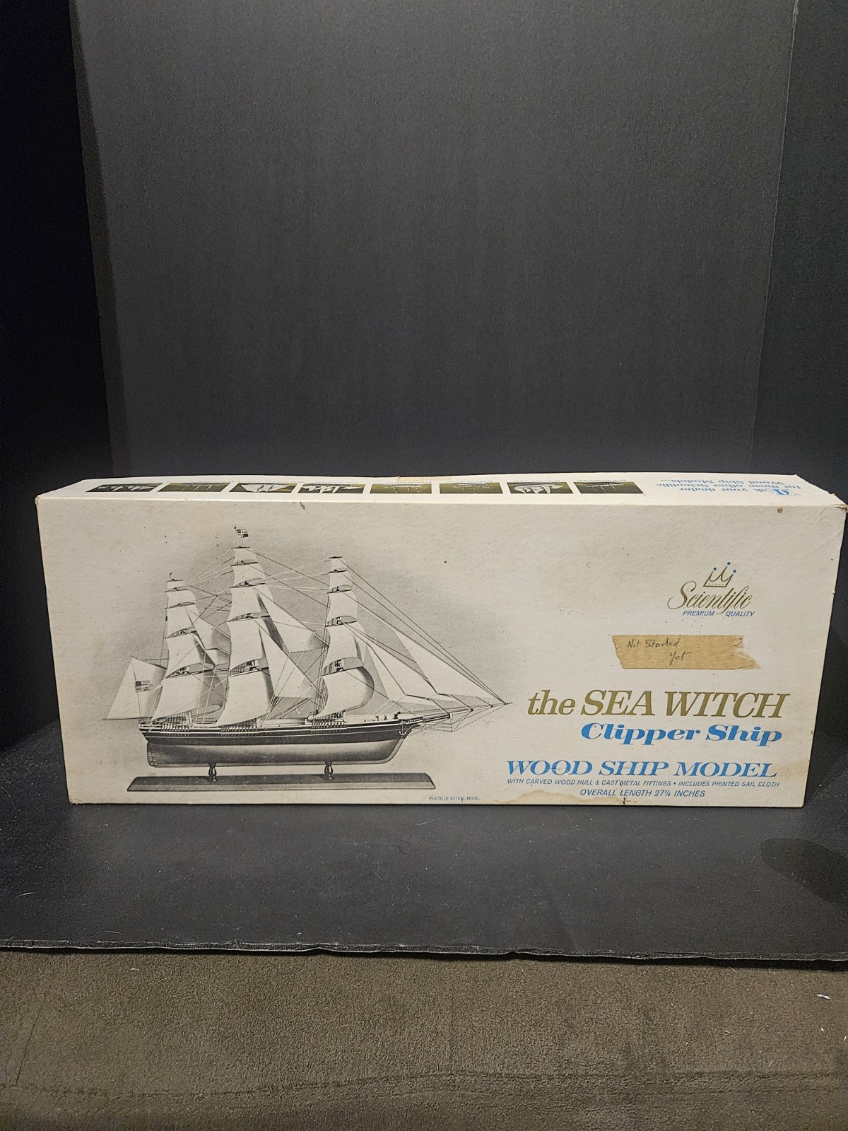 Scientific THE SEA WITCH CLIPPER SHIP 171-1695 Vintage Wood Ship Model Scientific THE SEA WITCH CLIPPER SHIP 171-1695 Vintage Wood Ship Model