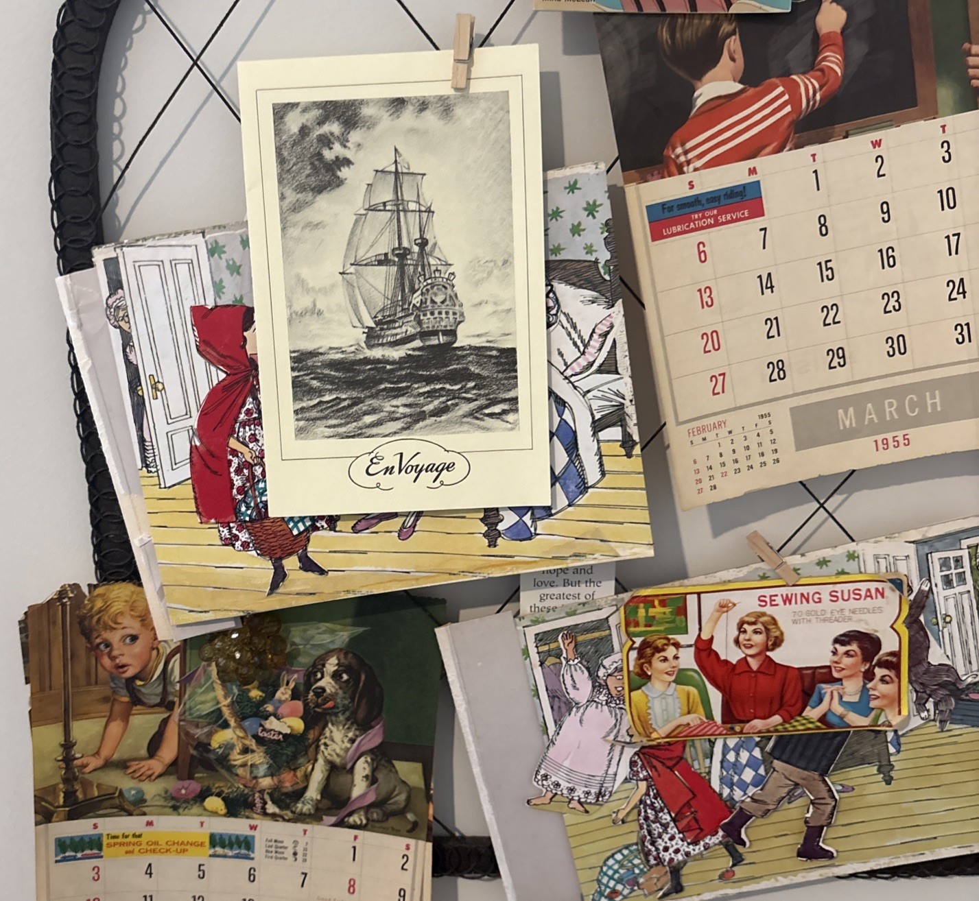 Antique Vintage Curated EPHEMERA LOT Junk Journal MIXED Calendar Items & Photos Antique Vintage Curated EPHEMERA LOT Junk Journal MIXED Calendar Items & Photos