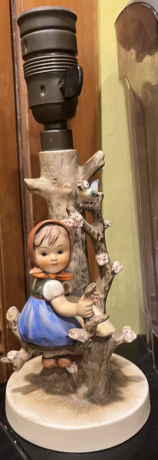 All Original Vintage Goebel Hummel Lamp Apple TreeGirl 229 TMK 3 Mint Works All Original Vintage Goebel Hummel Lamp Apple TreeGirl 229 TMK 3 Mint Works