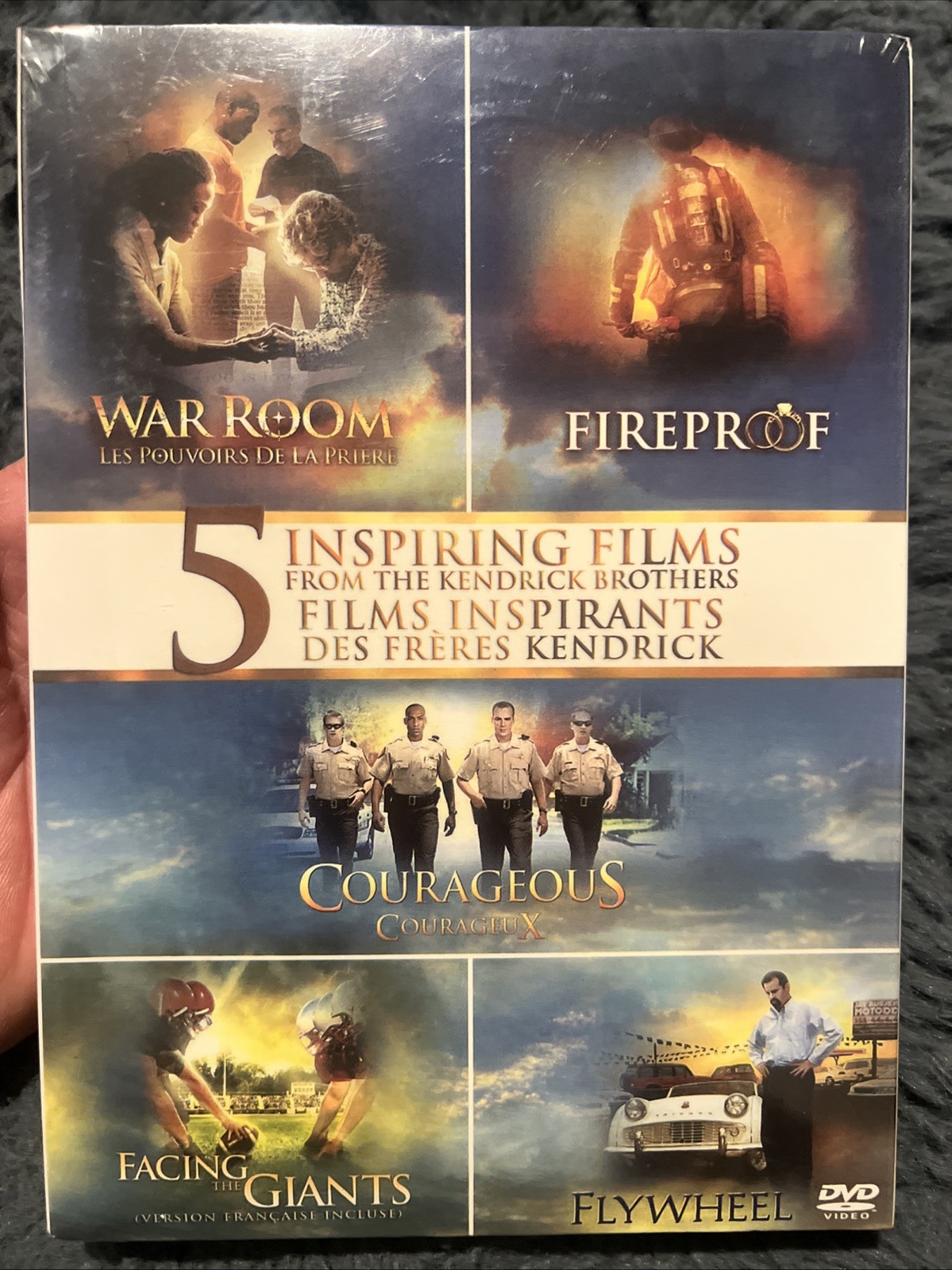 Courageous / Facing the Giants / Fireproof / Flywheel / War Room (DVD NEW w/ Rip Courageous / Facing the Giants / Fireproof / Flywheel / War Room (DVD NEW w/ Rip
