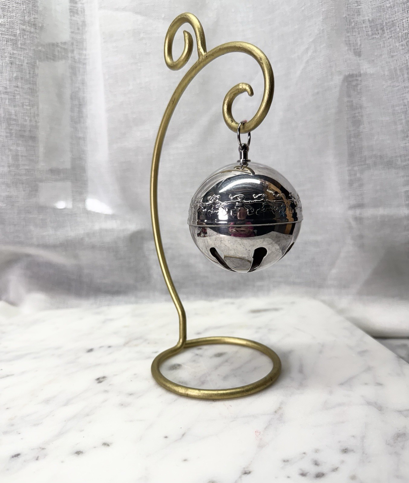 1975 Wallace Silver Plated Sleigh Bell Ornament Limited Edition 1975 Wallace Silver Plated Sleigh Bell Ornament Limited Edition