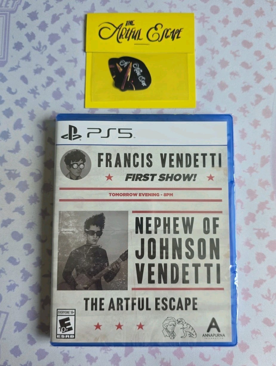 The Artful Escape (PS5) - RARE & Sold Out iam8bit Exclusive Edition with Extras