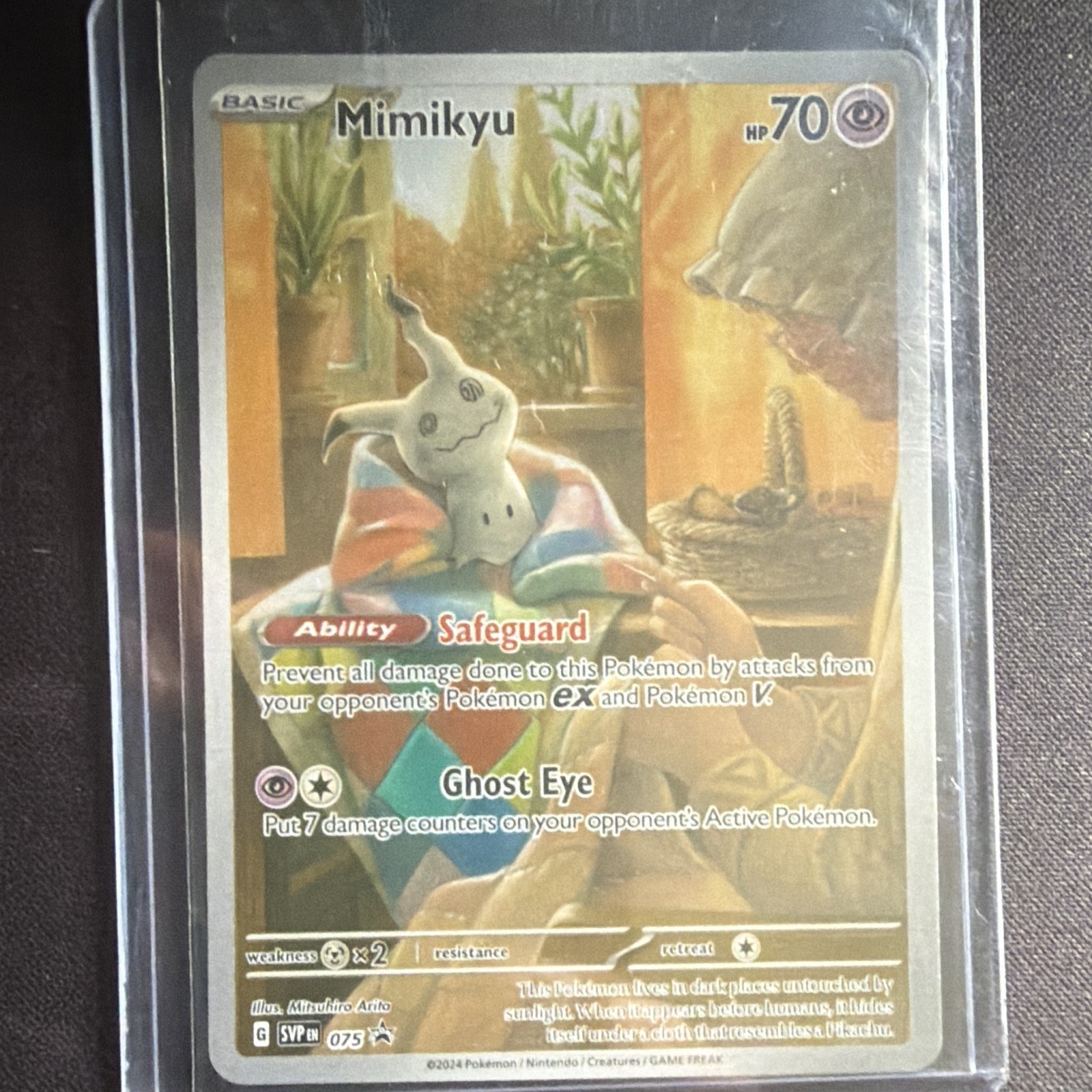 The Pokémon Company Mimikyu 075 SV: Scarlet & Violet Promo English Holo 2024