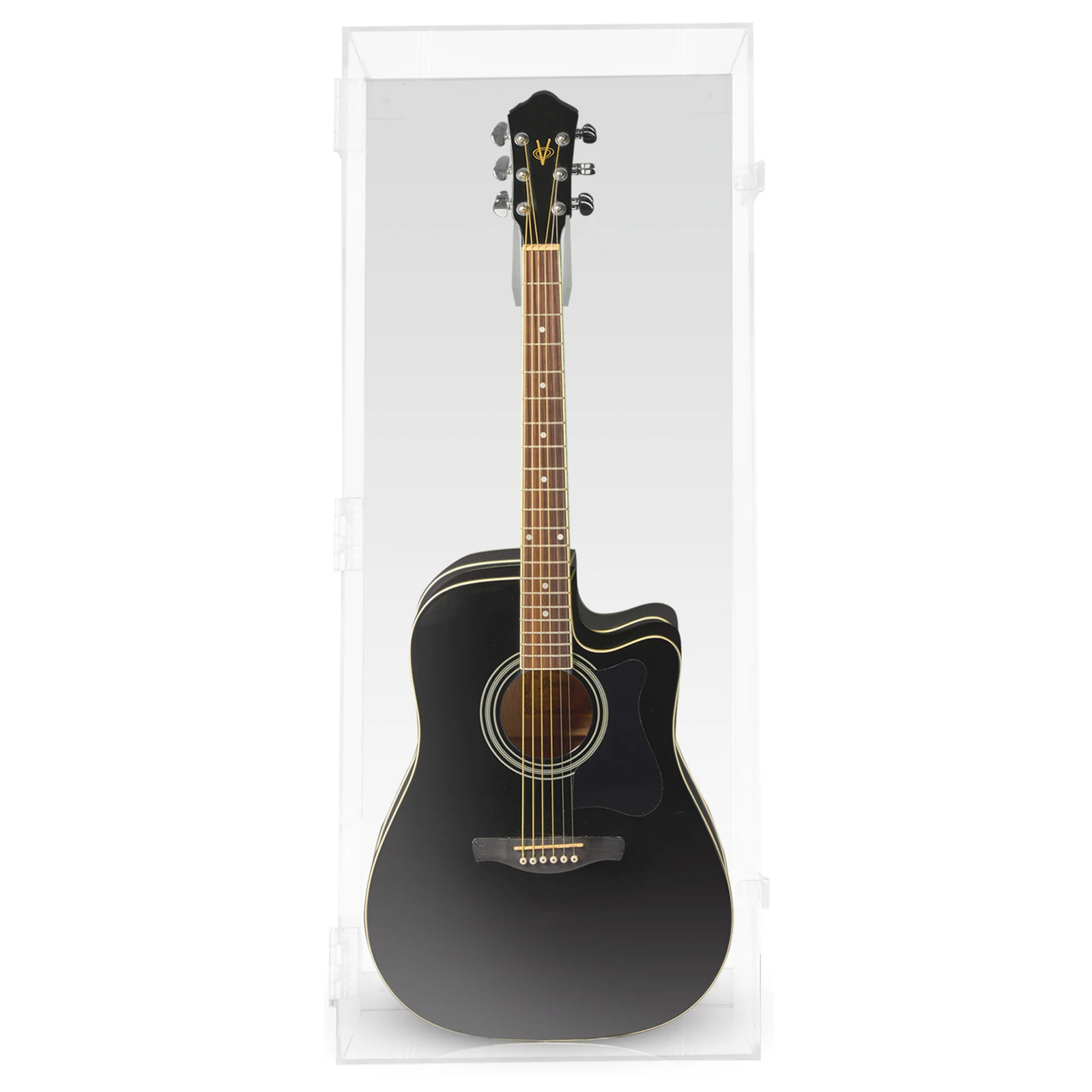 PENNZONI Acoustic Guitar Display Case, Full Acrylic, Made from Clear Acrylic PENNZONI Acoustic Guitar Display Case, Full Acrylic, Made from Clear Acrylic