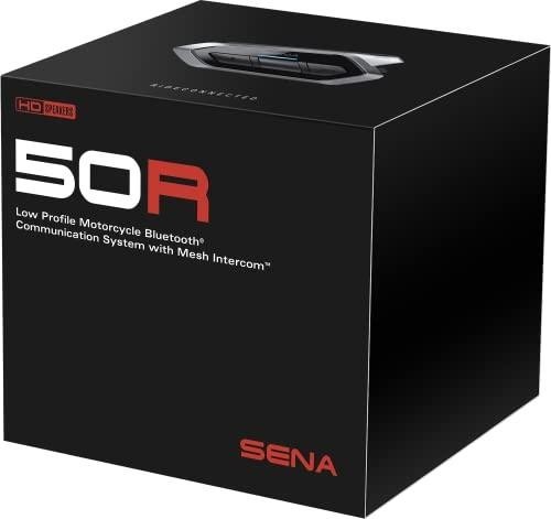 Sena 50R Motorcycle Bluetooth Headset Single Kit Bluetooth 5 Black 50R-01