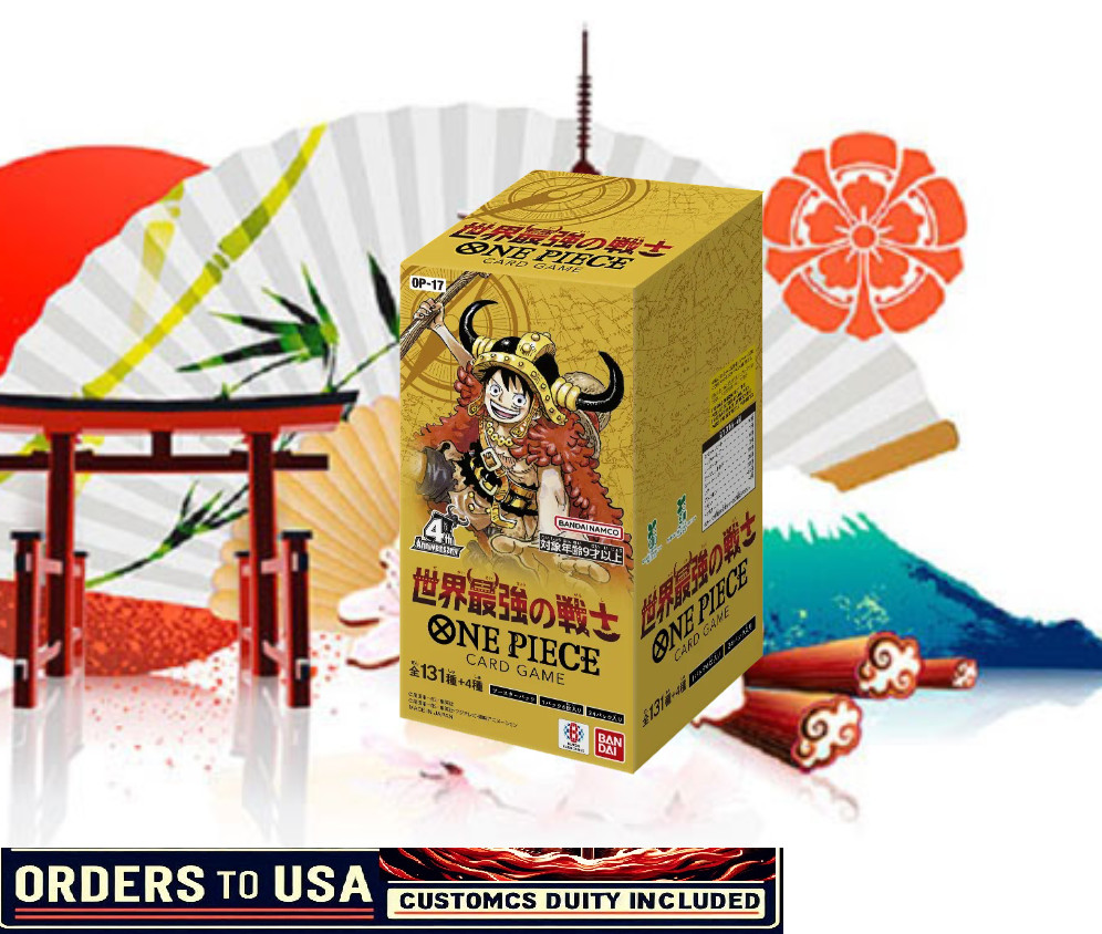 One Piece  The World's Strongest Warriors OP-17 box Japanese