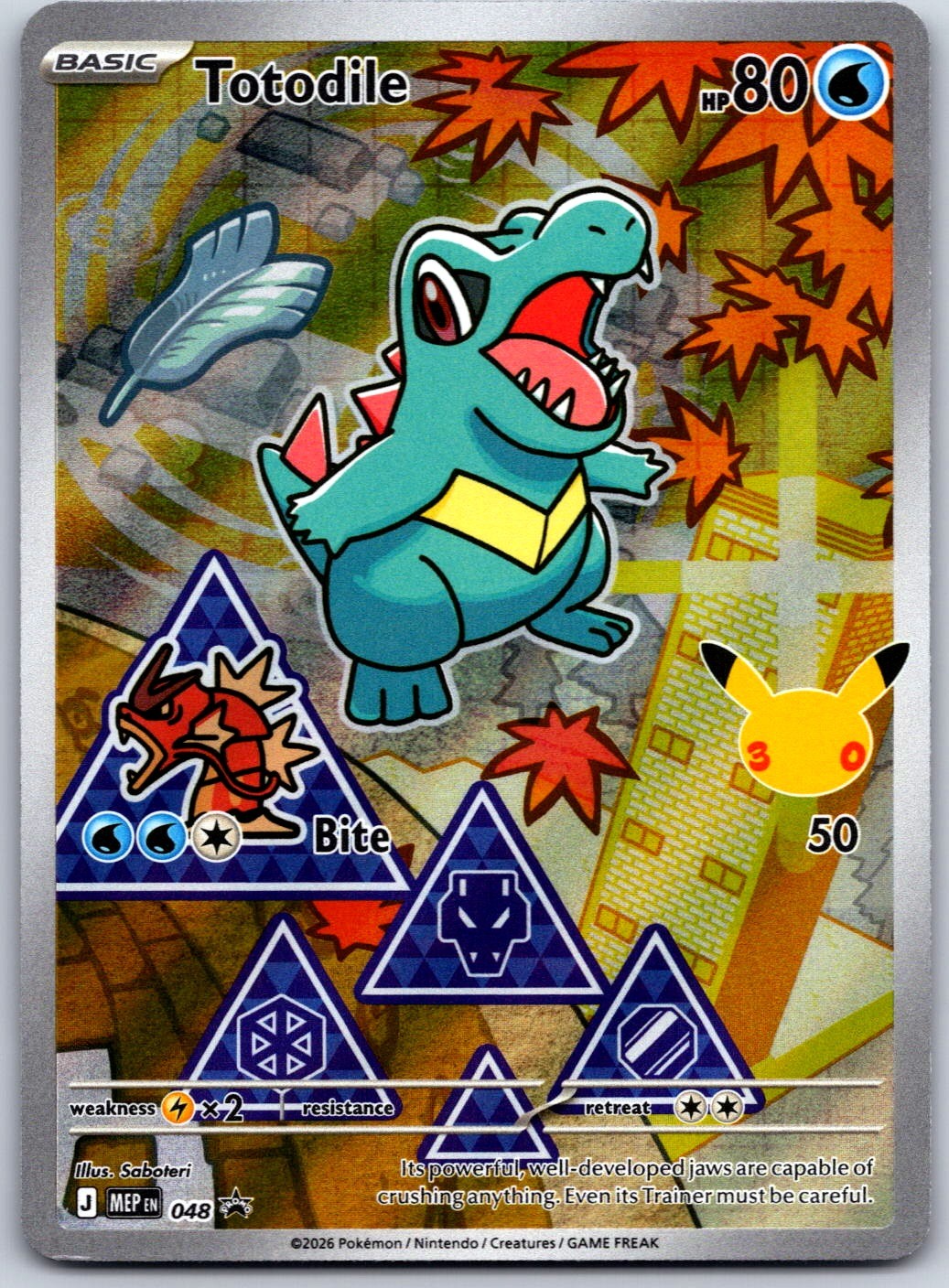 Totodile 048 MEP Holo NM