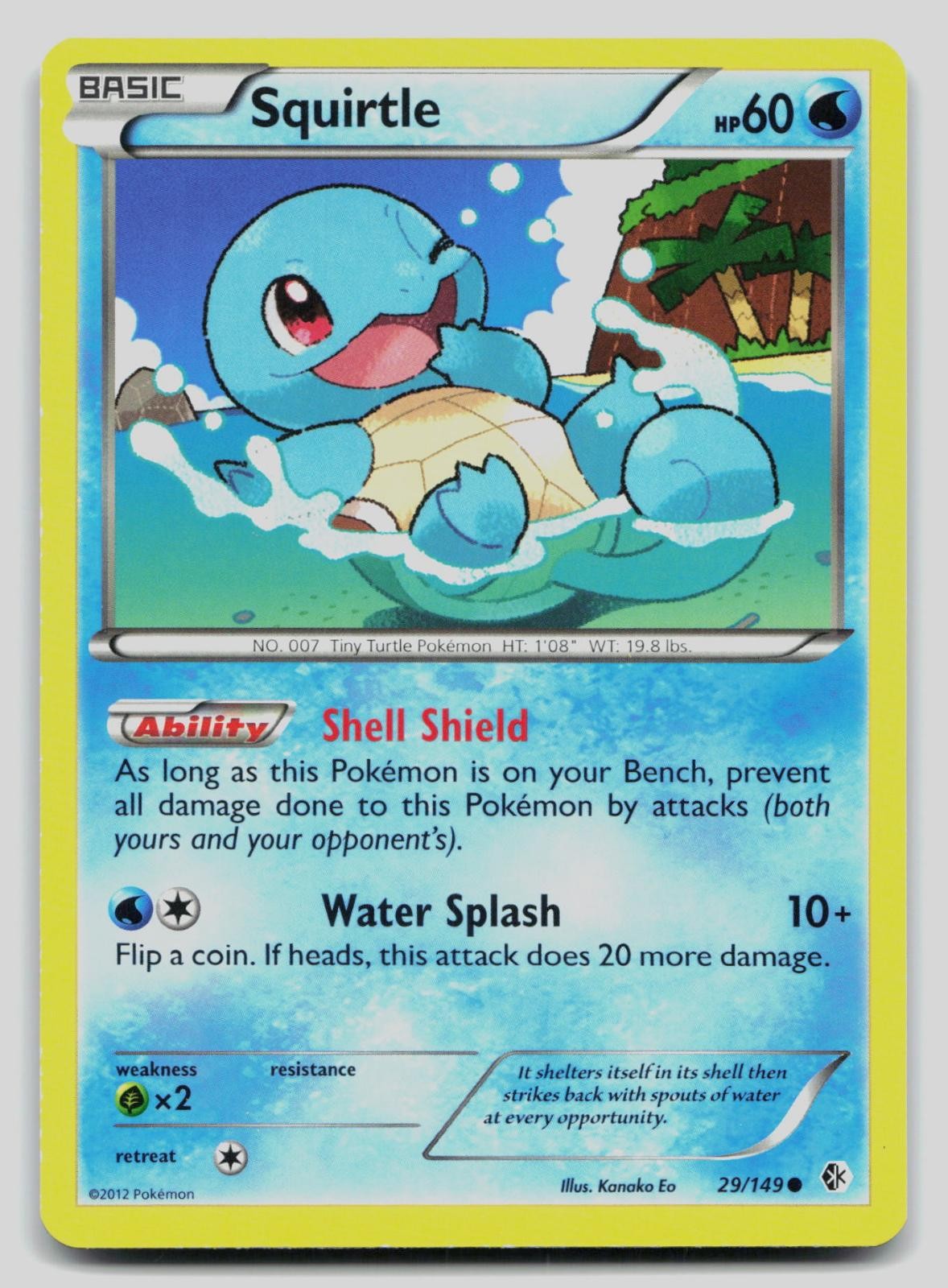 Squirtle 29/149 Common Boundaries Crossed Pokemon Lightly Played