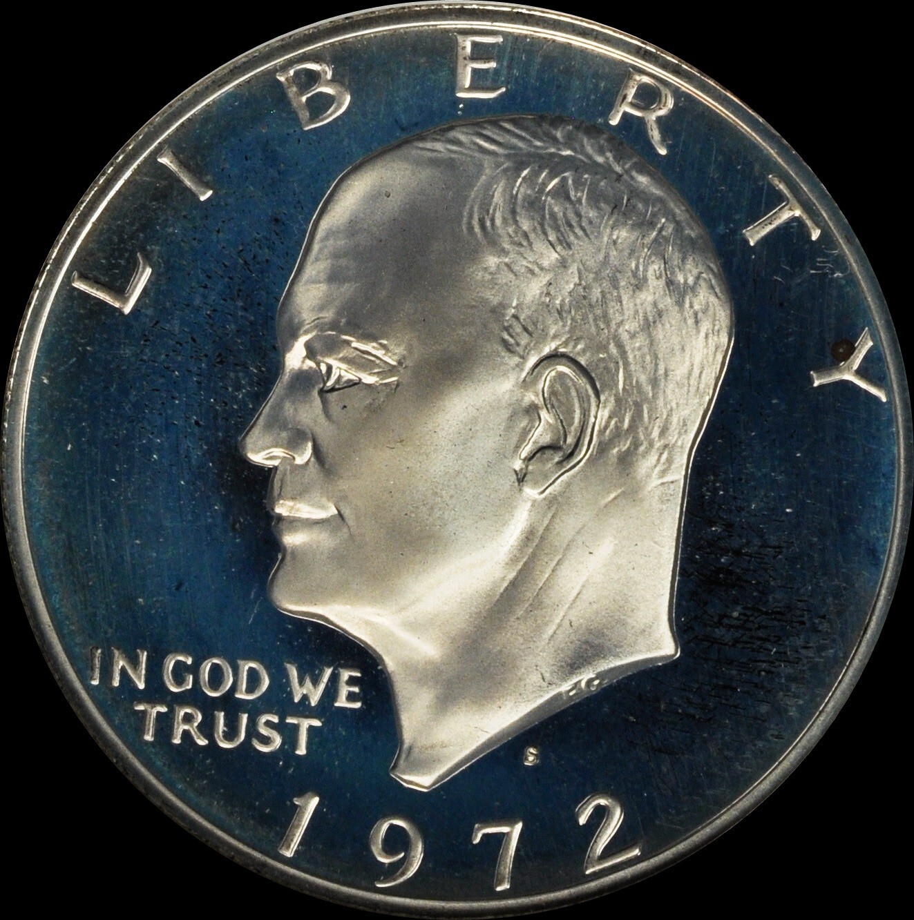 1972-S Eisenhower Silver Dollar Choice/Gem Proof