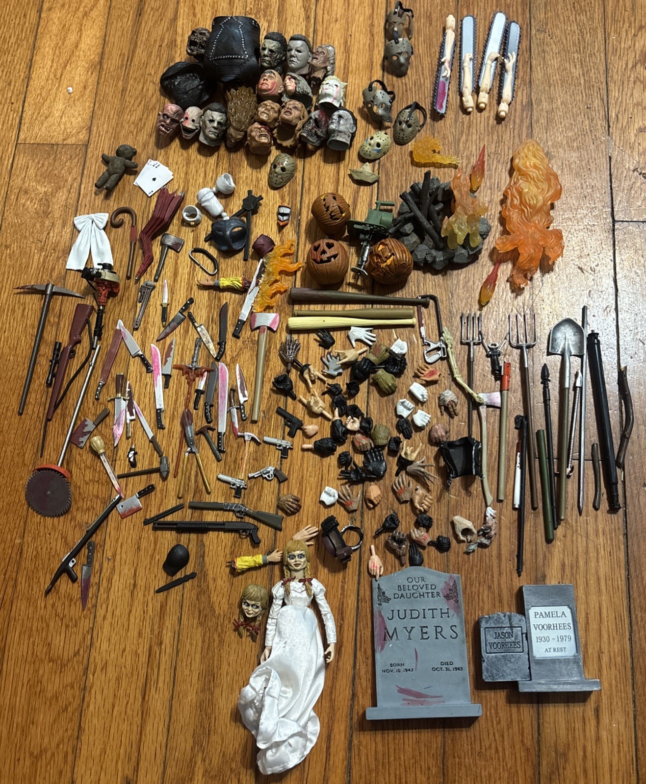 Neca Halloween , Jason Action Others Fodder Parts Lot As Is Rare Neca Halloween , Jason Action Others Fodder Parts Lot As Is Rare