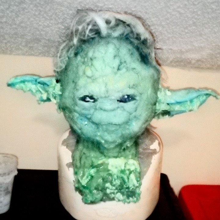 Yoda Silicone Bust Life-Size Star Wars Statue Bust Statue 1:1 Yoda Silicone Bust Life-Size Star Wars Statue Bust Statue 1:1