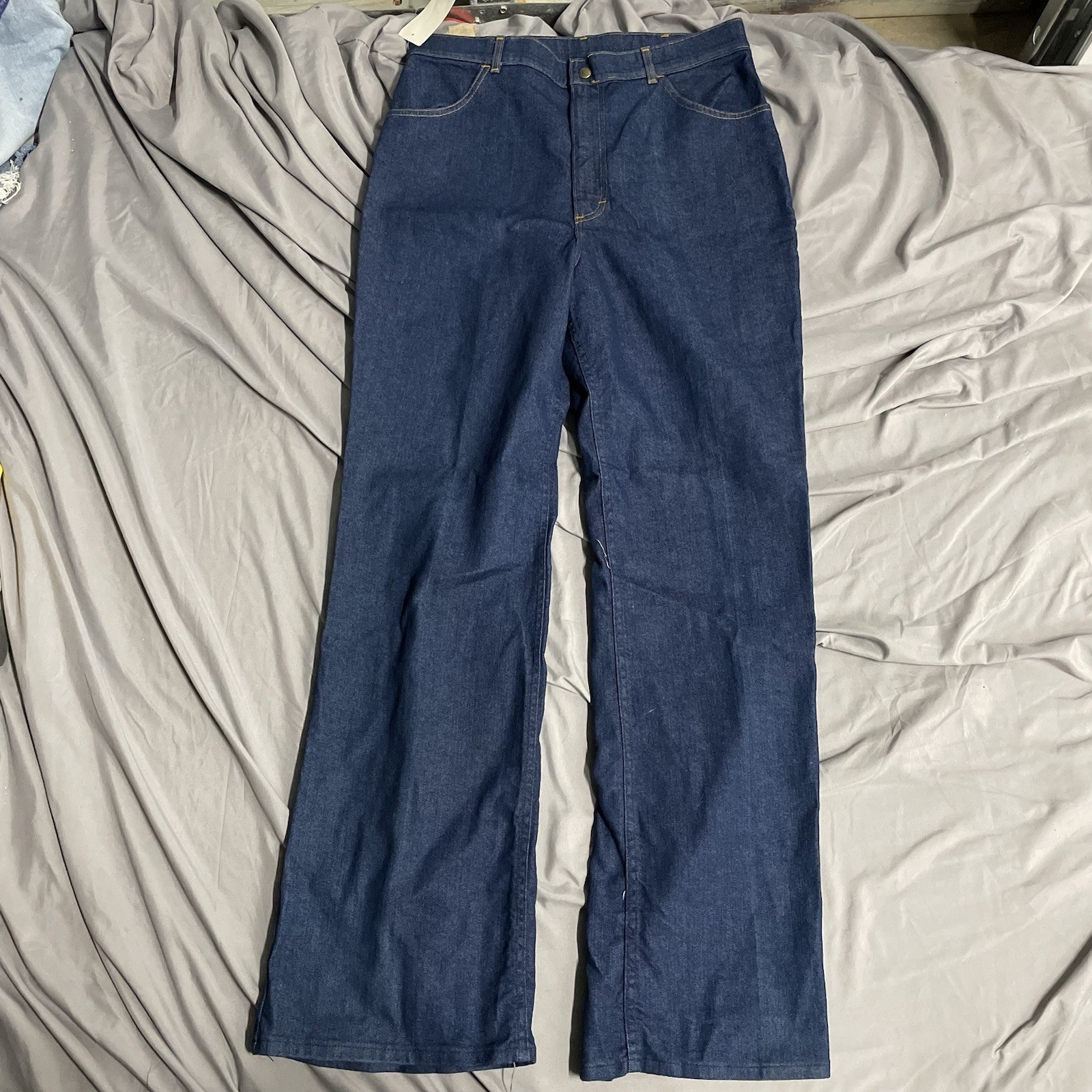 Vintage NOS 70s Ms. Lee Rider Jeans Womens Relaxed Straight Leg Size 33x32 USA Vintage NOS 70s Ms. Lee Rider Jeans Womens Relaxed Straight Leg Size 33x32 USA