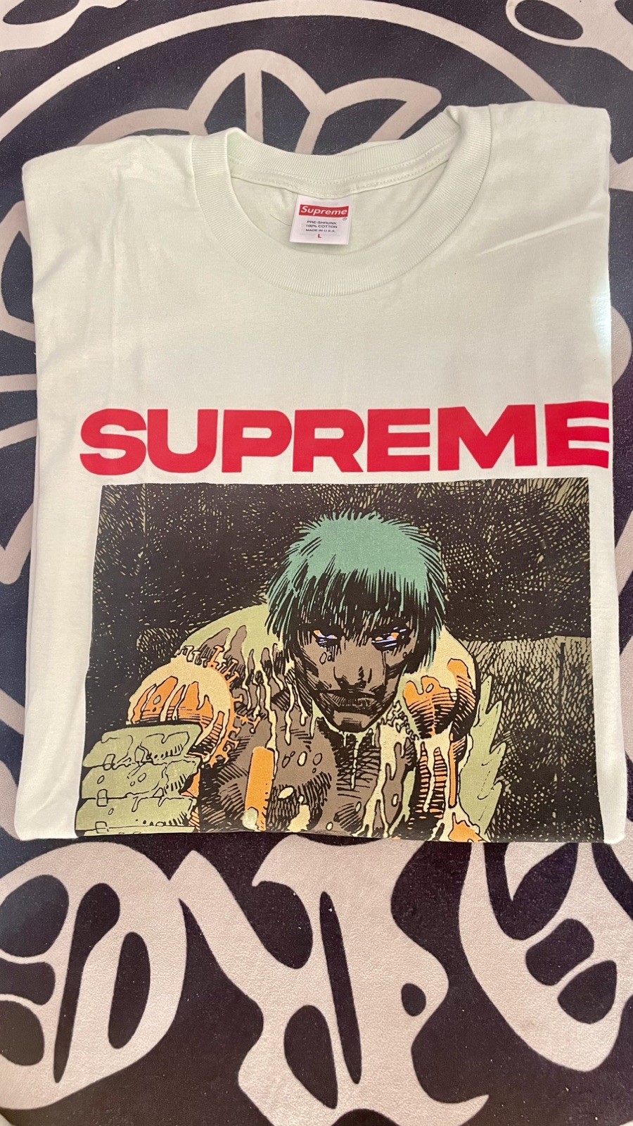 Brand New SS2023 Supreme Ronin Tee Palm Green Sz L