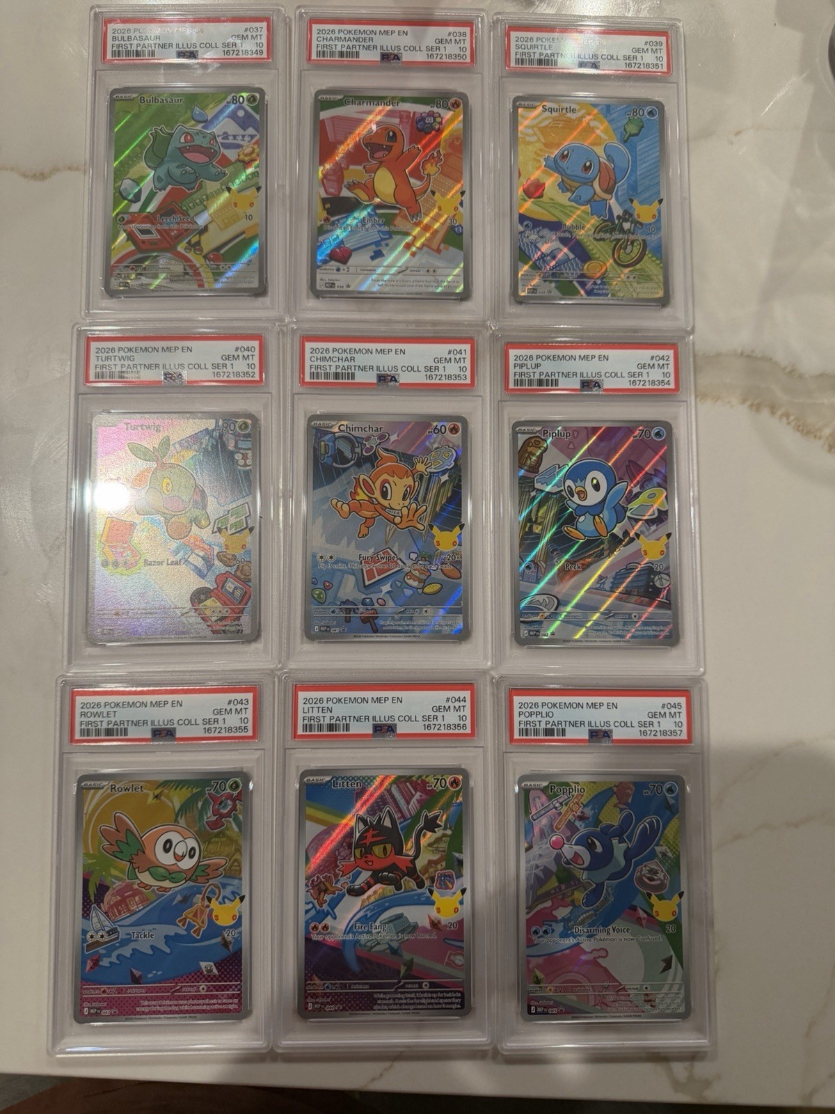 First Partner Series 1 Sequential PSA 10 Set First Partner Series 1 Sequential PSA 10 Set