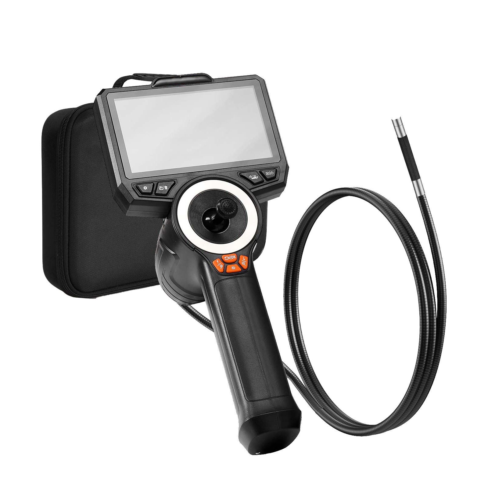 Uimoso 4-Way 360° Articulating Borescope Camera with 4.5