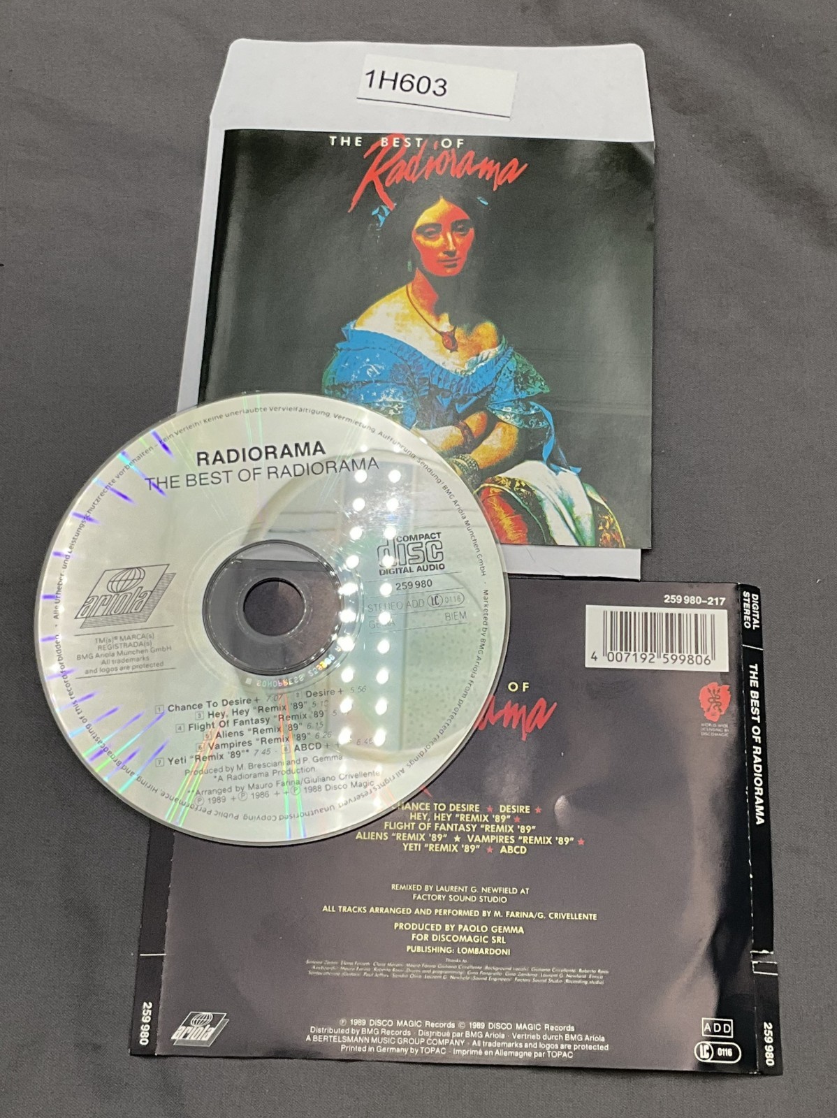 The Best Of Radiorama by Radiorama (CD, 1989) No Case #1H603 The Best Of Radiorama by Radiorama (CD, 1989) No Case #1H603