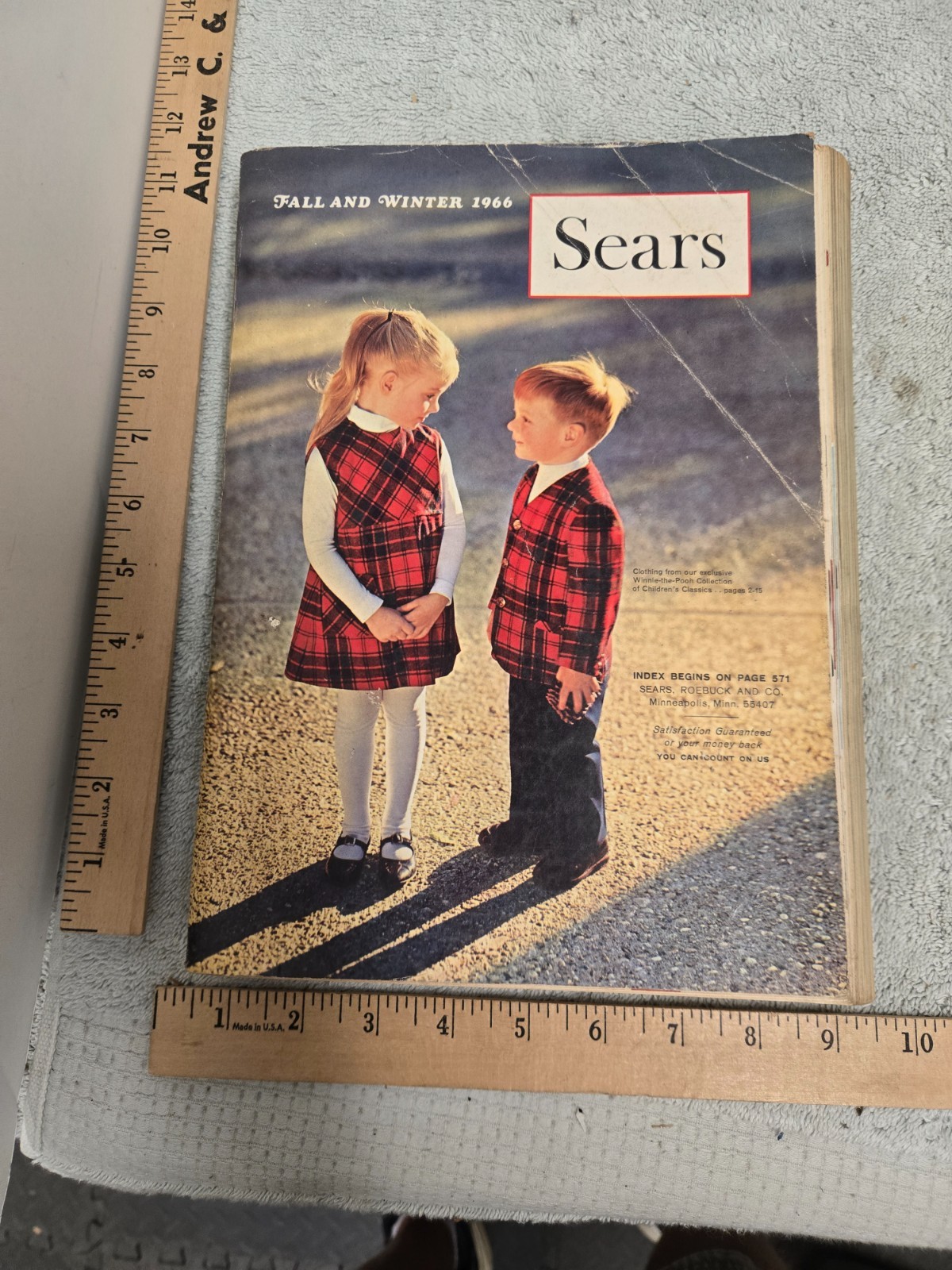 Sears catalogs, 1966, fall winter, reading condition