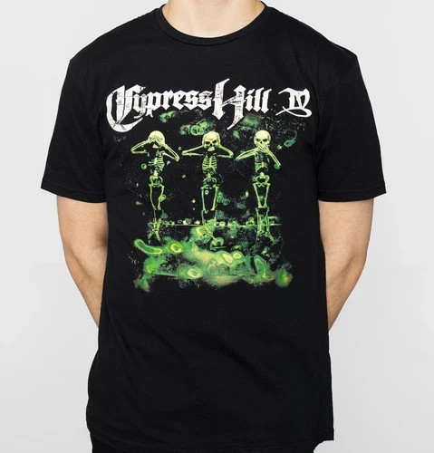 Hot Cypress Hill - IV Album Black Unisex Cotton All Size T-Shirt