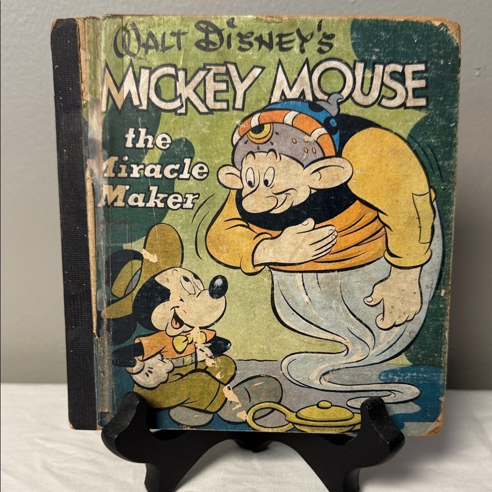 Vintage Walt Disney Mickey Mouse “The Miracle Maker” Whitman Book Vintage Walt Disney Mickey Mouse “The Miracle Maker” Whitman Book