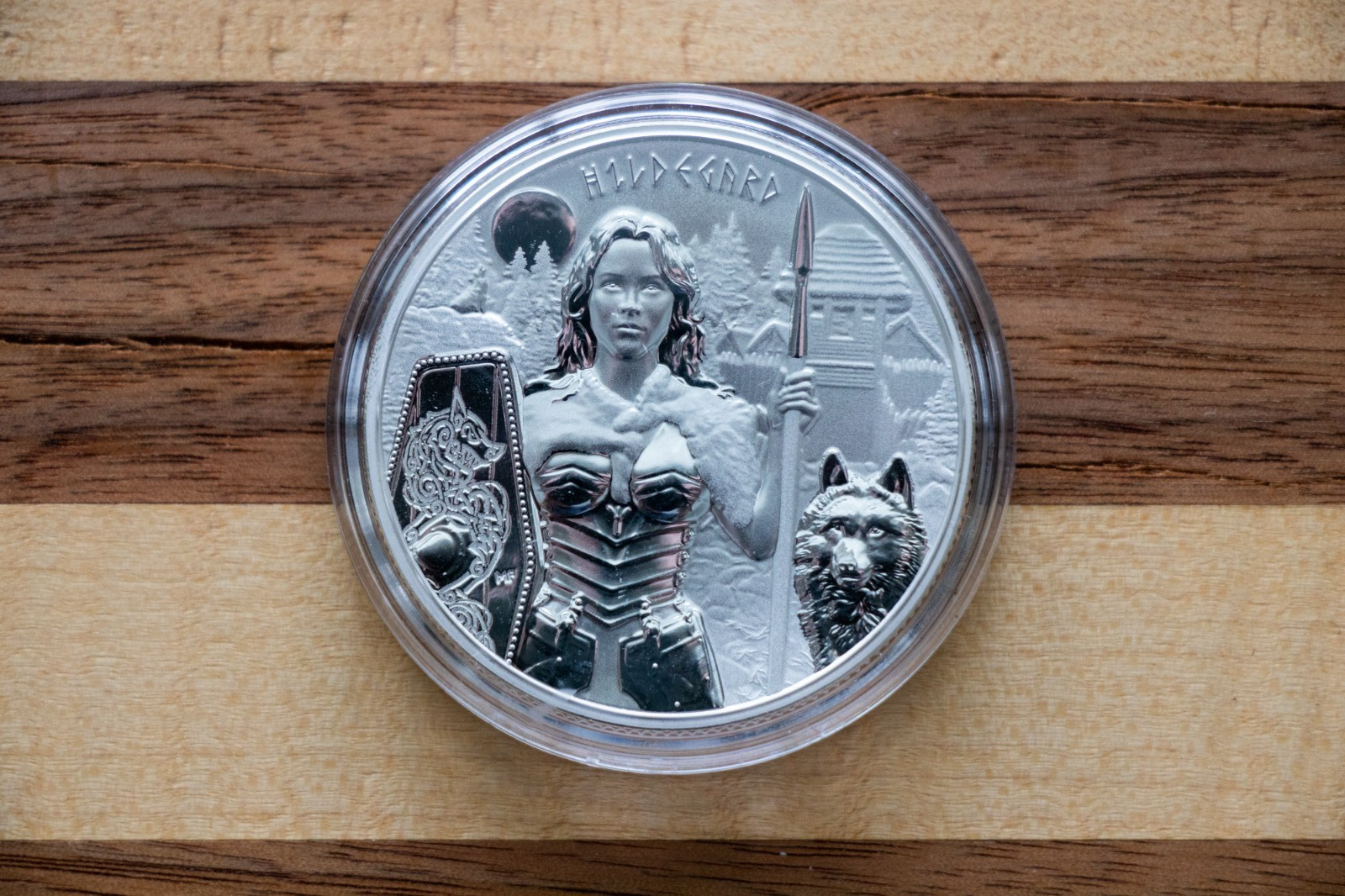 2022 GERMANIA VALKYRIES HILDEGARD 1 OZ SILVER ROUND 2022 GERMANIA VALKYRIES HILDEGARD 1 OZ SILVER ROUND