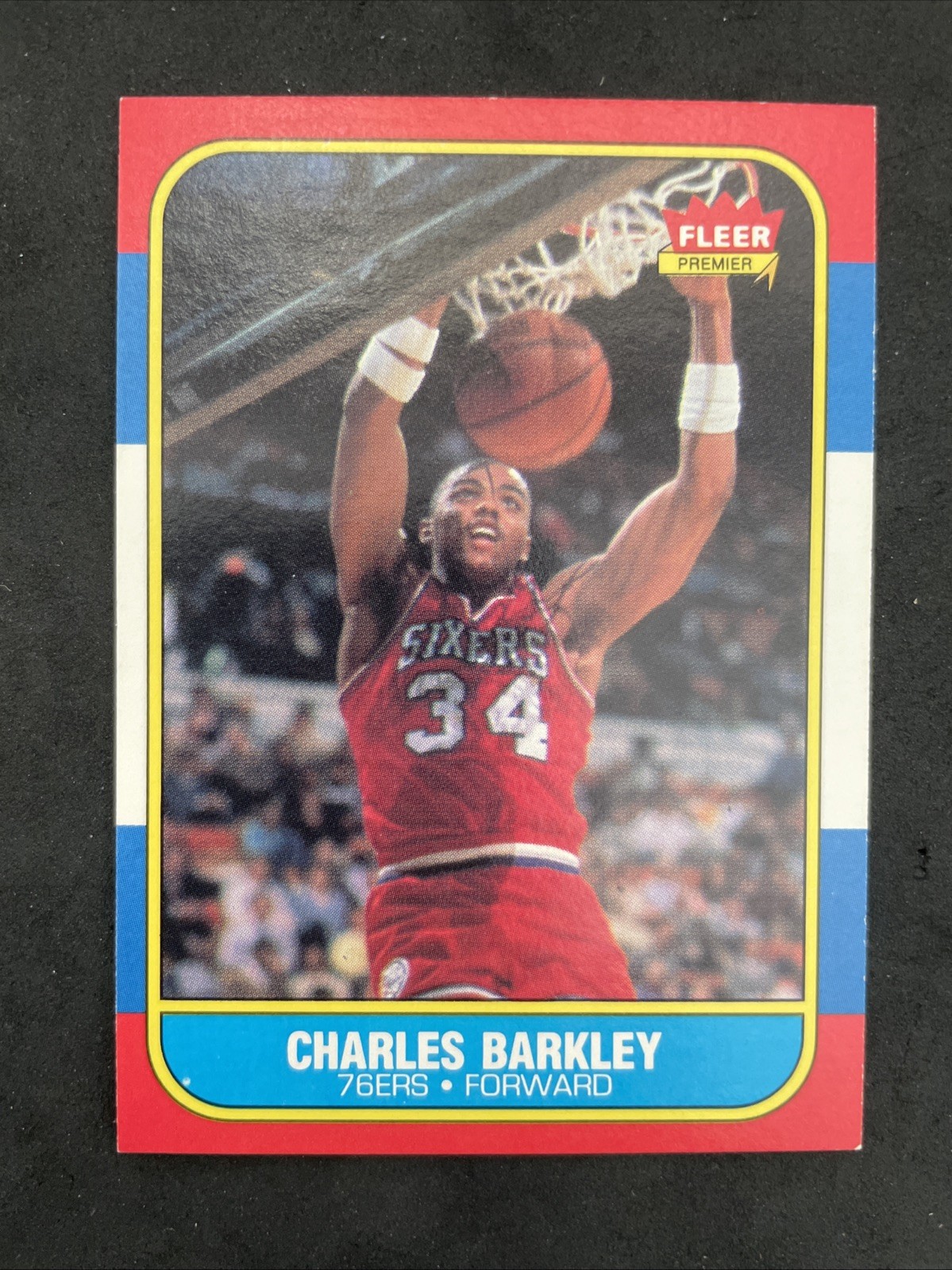 1986-87 Fleer Charles Barkley Rookie RC #7 HOF 76ers