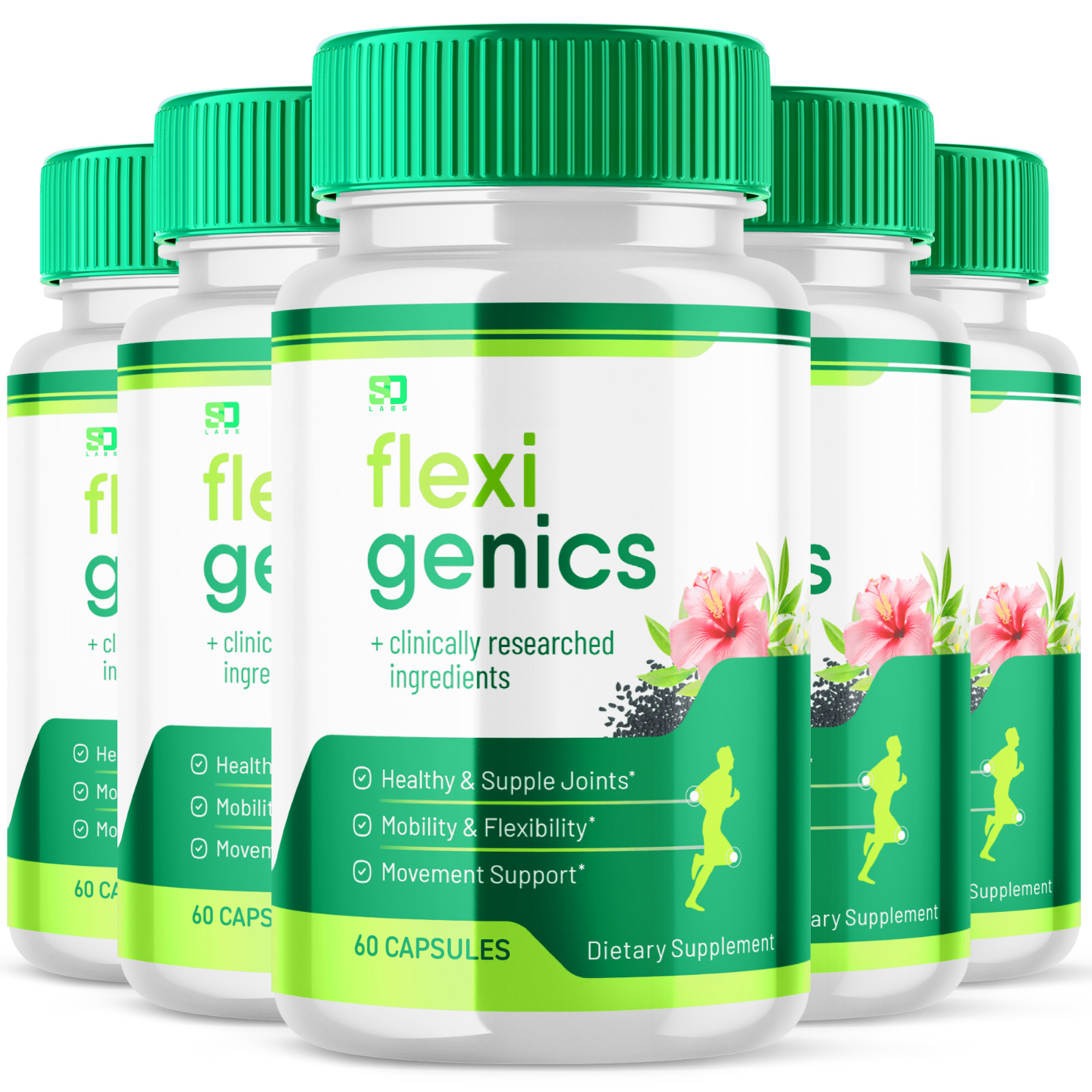 Flexigenics Enhance Mobility, Flexibility & Support Active Lifestyle (5 Pack) Flexigenics Enhance Mobility, Flexibility & Support Active Lifestyle (5 Pack)