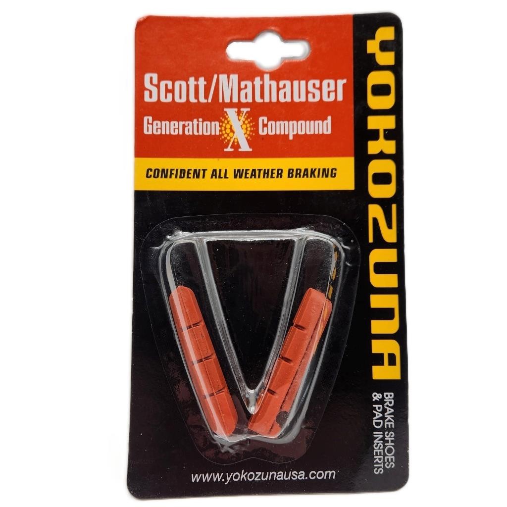 Yokozuna Gen-X Scott Mathauser Brake Shoes & Pad Inserts Shimano / SRAM Salmon Yokozuna Gen-X Scott Mathauser Brake Shoes & Pad Inserts Shimano / SRAM Salmon