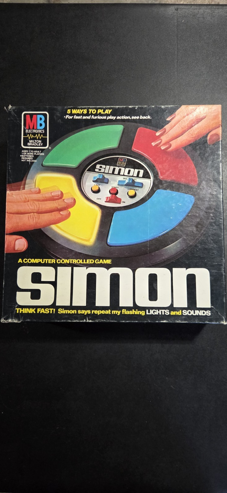 Vintage 1978 Milton Bradley Simon Electronic Memory Game Parts Repair Vintage 1978 Milton Bradley Simon Electronic Memory Game Parts Repair