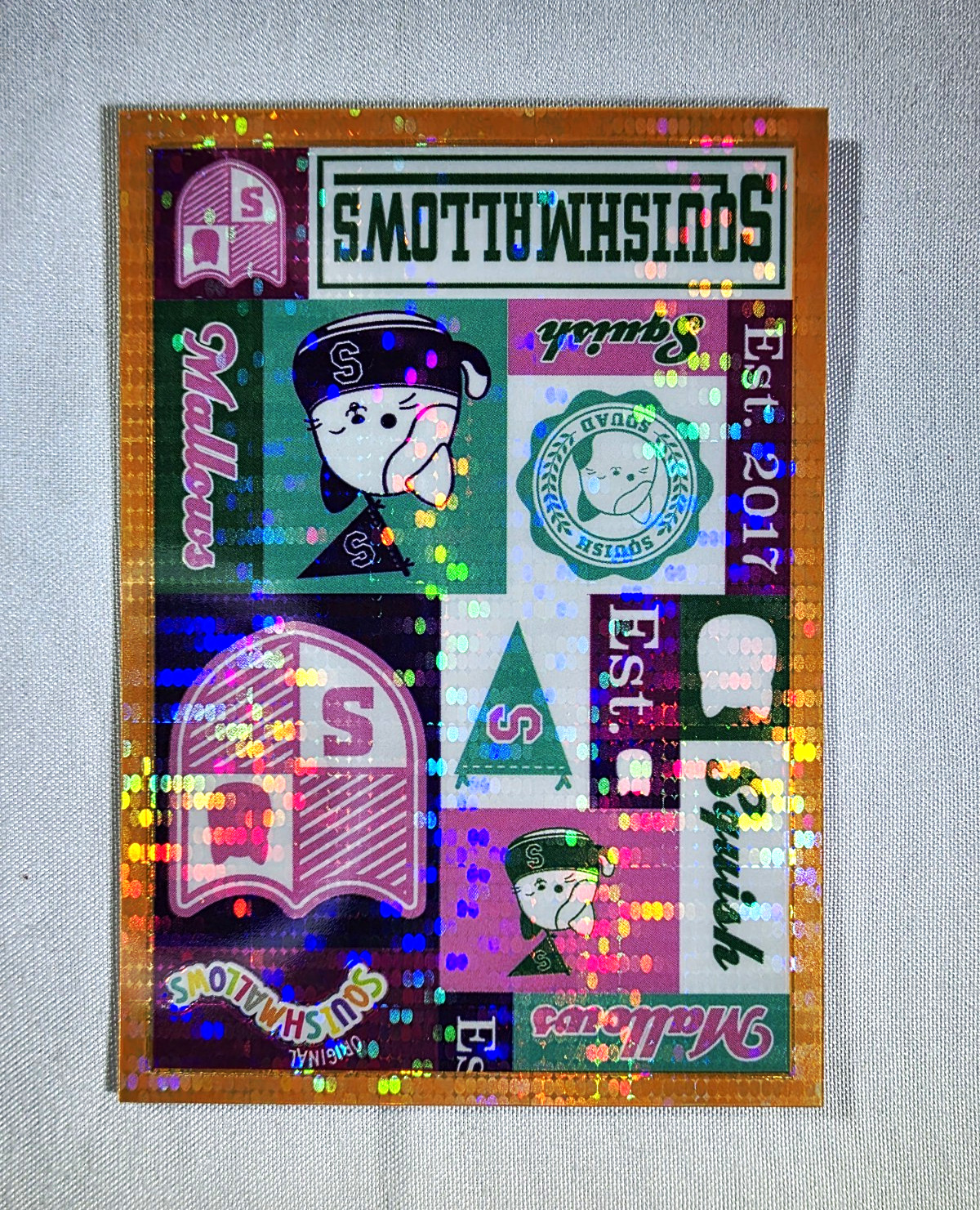 Panini 2025 Squishmallows University Prizm Card #15 Serial Numbered 119/215 Panini 2025 Squishmallows University Prizm Card #15 Serial Numbered 119/215
