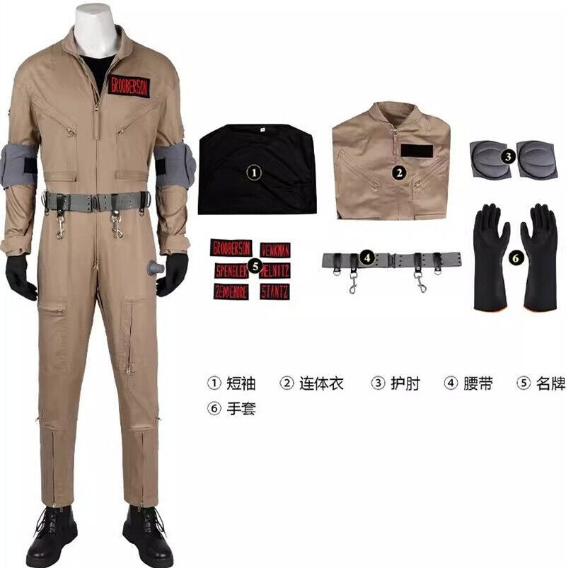 Ghostbusters: Frozen Empire Paul Rudd Cosplay Costume Outfit Man Jumpsuit Suit Ghostbusters: Frozen Empire Paul Rudd Cosplay Costume Outfit Man Jumpsuit Suit
