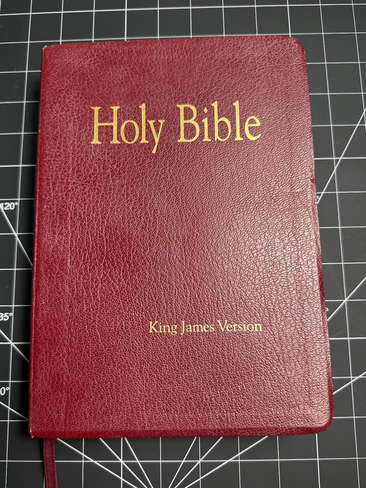 The Original African Heritage Study Bible KJV 1993 Winston Burgundy Leatherette