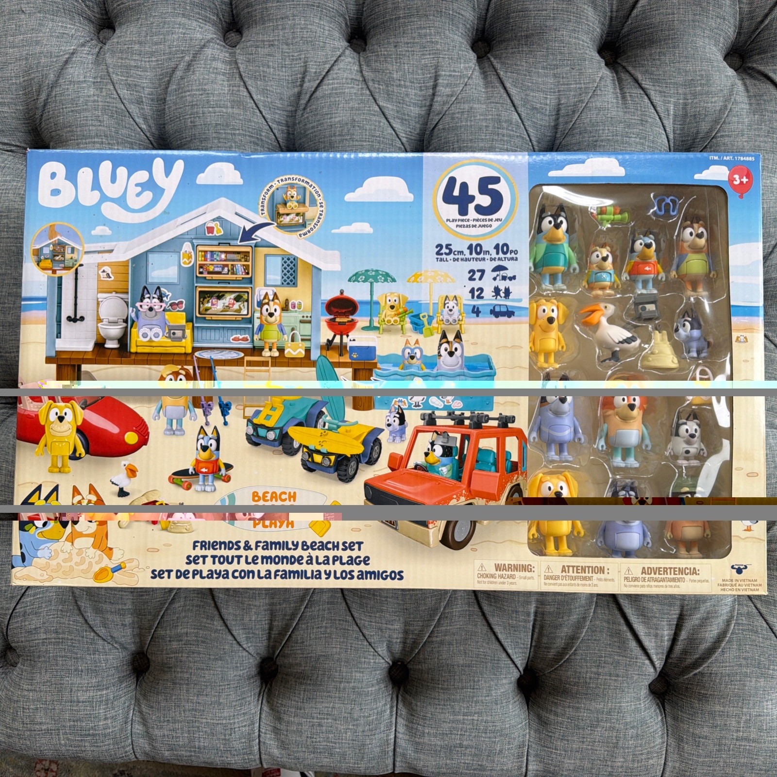 BLUEY'S Ultimate Mega Set 45+ Piece Friends & Family Beach House BLUEY'S Ultimate Mega Set 45+ Piece Friends & Family Beach House