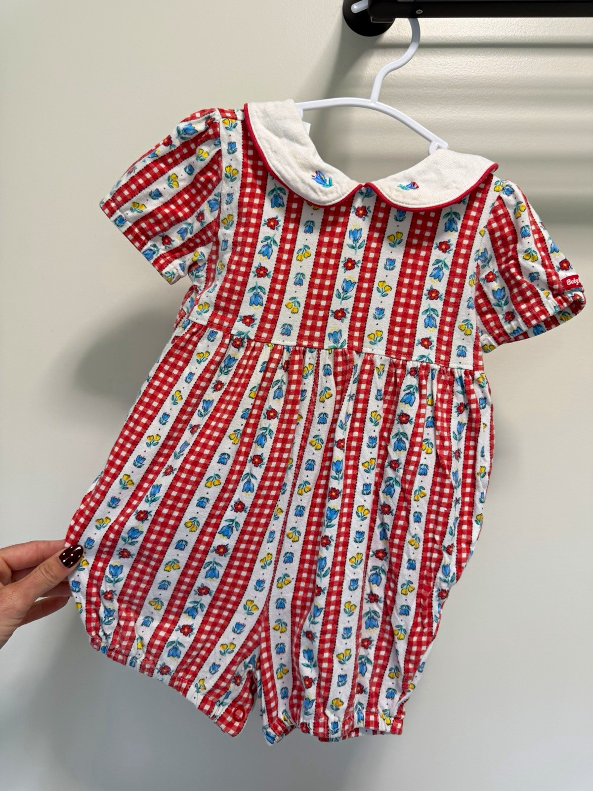 Vintage Oshkosh Tulip Bubble Romper Osh Kosh
