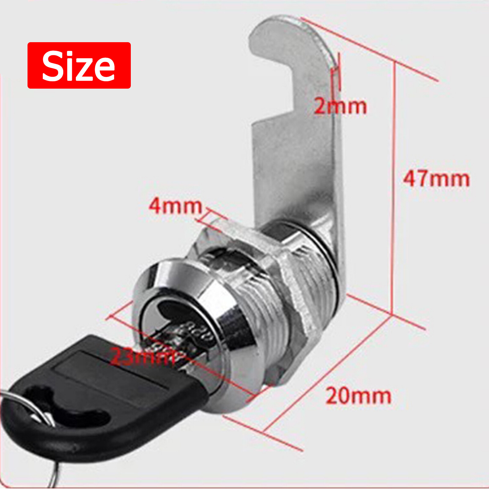 6 Packs Cabinet Cam Locks Set Keyed Alike Secure Drawer File RV Locks 20/25/30MM 6 Packs Cabinet Cam Locks Set Keyed Alike Secure Drawer File RV Locks 20/25/30MM