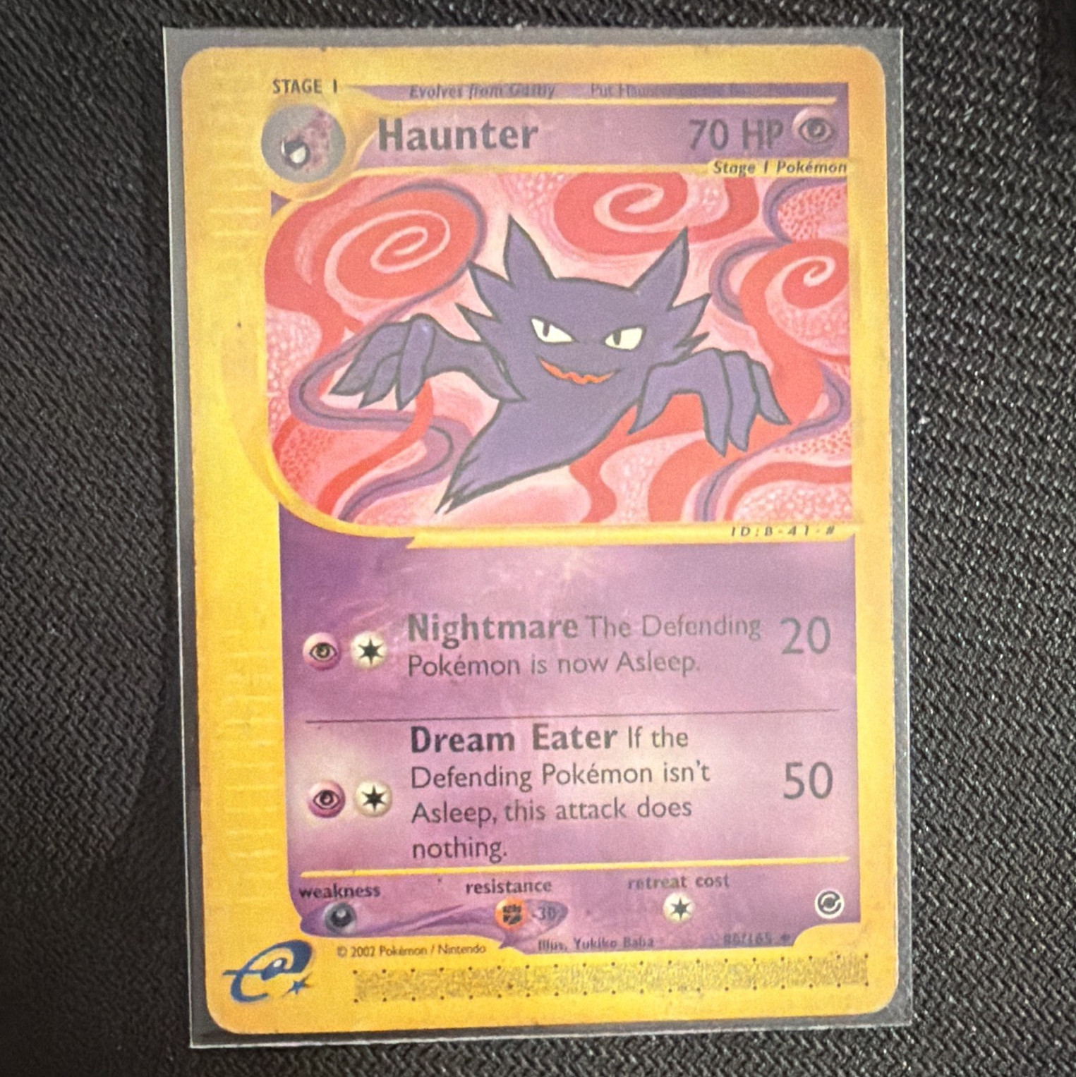 Haunter 080/165 Expedition Base Set 2002 70 HP Stage 1 Uncommon Regular EN