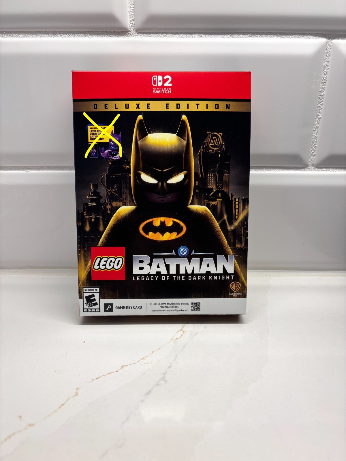 LEGO Batman Legacy Dark Knight Deluxe Edition Nintendo Switch 2 Game NO FIGURE