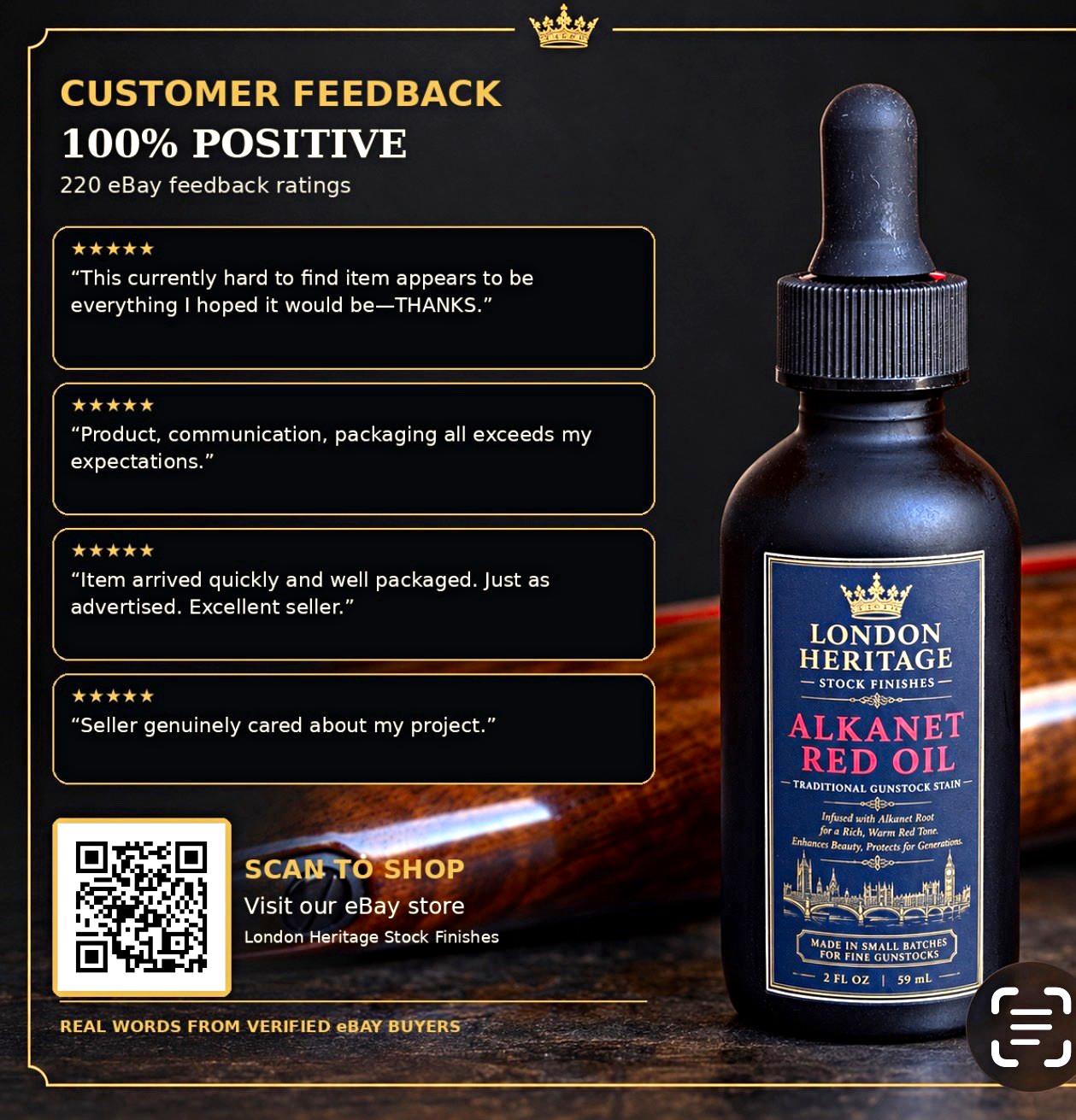 London Heritage Alkanet Red Oil, Alkanet Root, 2 fl oz / 59 mL