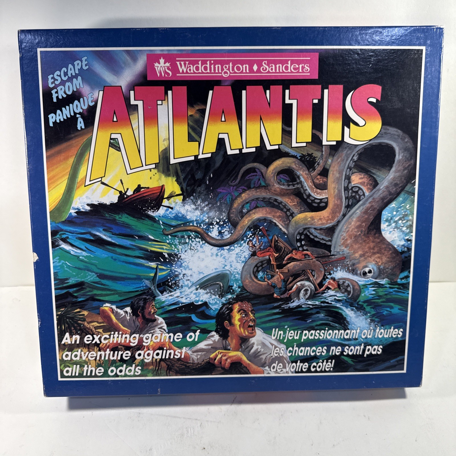 Escape From Atlantis Waddington French-Canadian 1987 Edition
