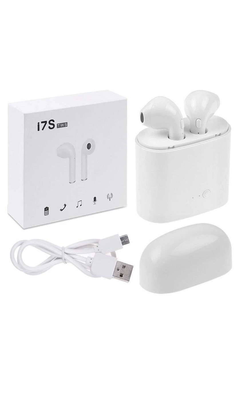 NEW TWS I7S Wireless Bluetooth Earphones for iOS & Android – White NEW TWS I7S Wireless Bluetooth Earphones for iOS & Android – White