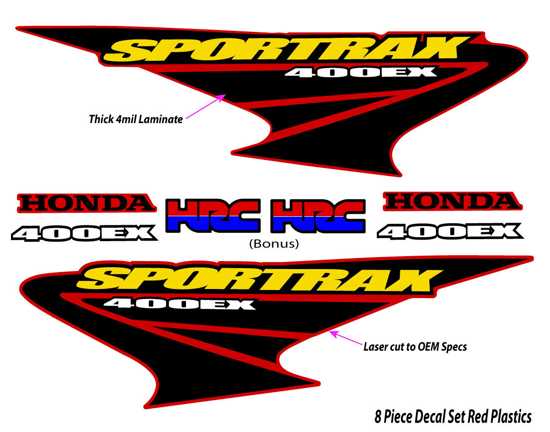 2003 2004 Honda TRX 400ex Decal Graphic Sticker OEM kit Mark Set SPORTRAX 400 EX
