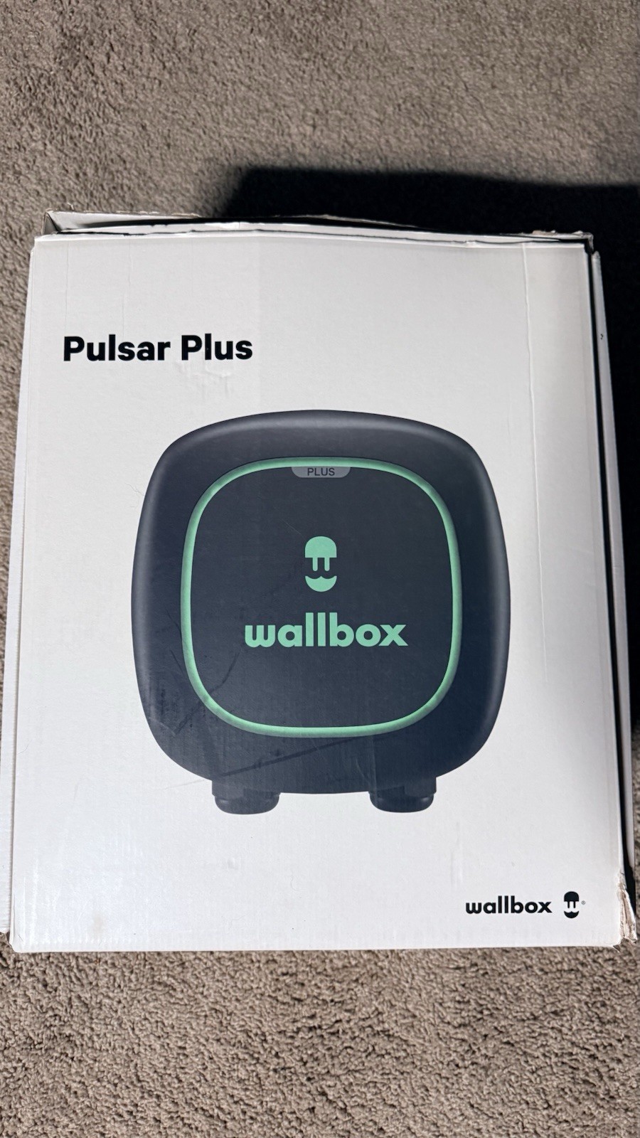 NEW WALLBOX PULSAR PLUS LEVEL 2 EV SMART CHARGER 40A 9.6KW NEMA 25FT CABLE BLACK