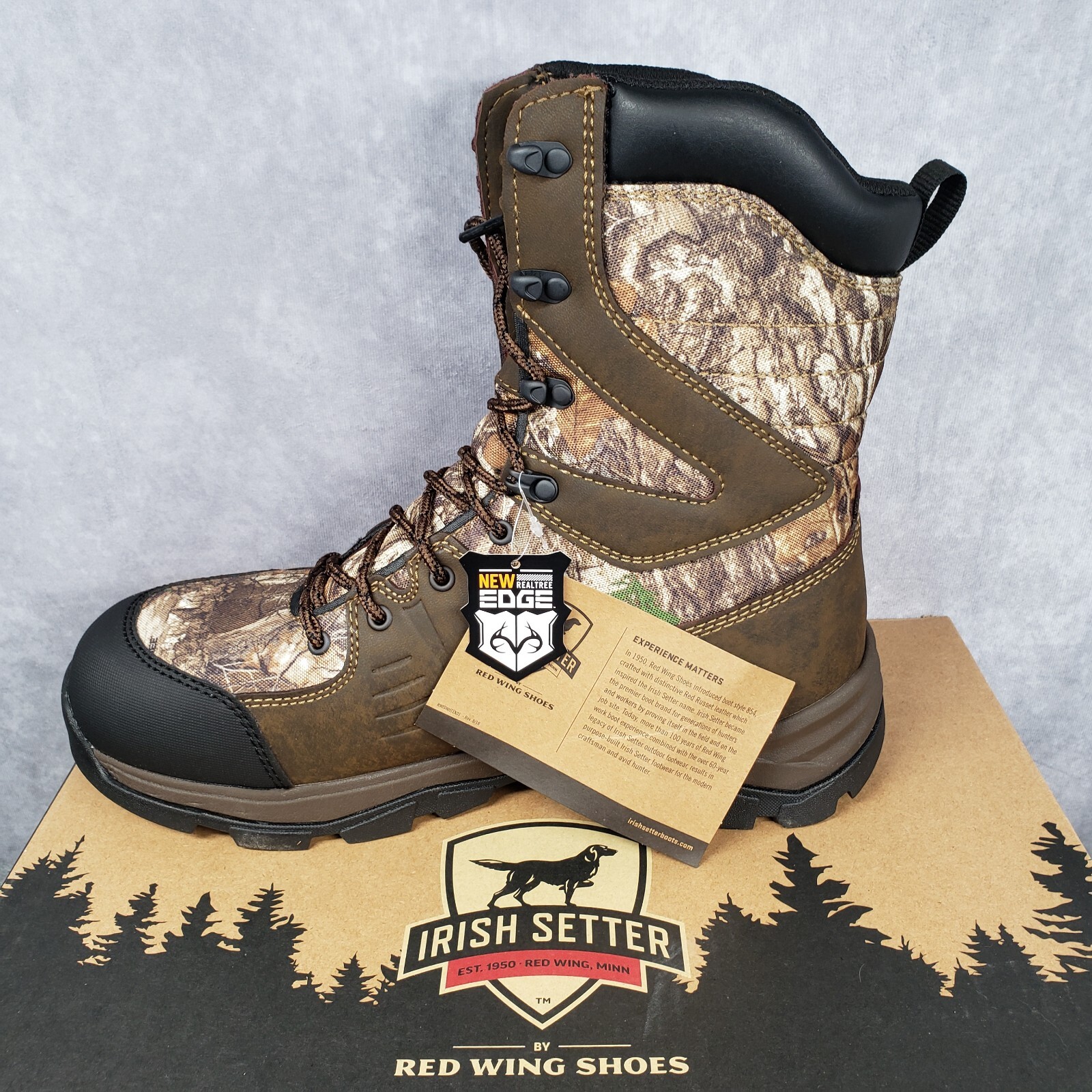 Irish Setter Terrain 2714 Mens Size 10 Waterproof/Scentban/Insulated New W/Box Irish Setter Terrain 2714 Mens Size 10 Waterproof/Scentban/Insulated New W/Box