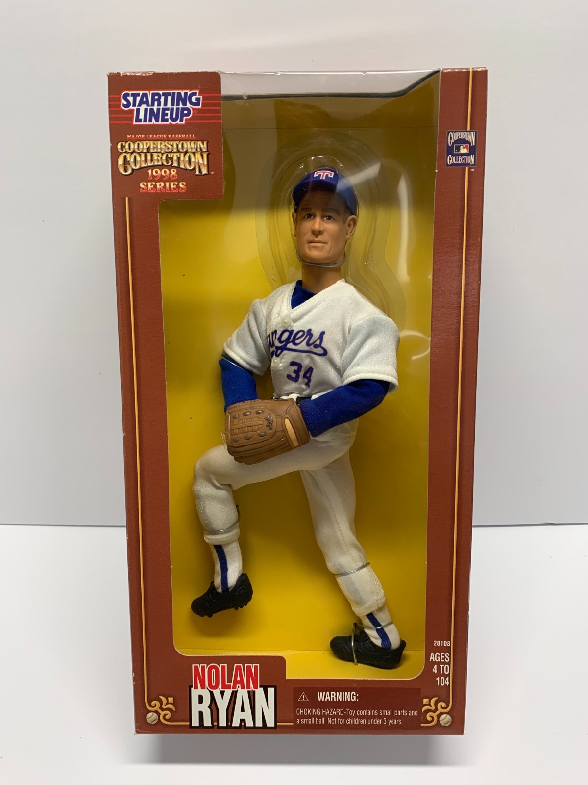 VTG 1998 Cooperstown Collection Starting Lineup Nolan Ryan 12” Poseable Figure. VTG 1998 Cooperstown Collection Starting Lineup Nolan Ryan 12” Poseable Figure.