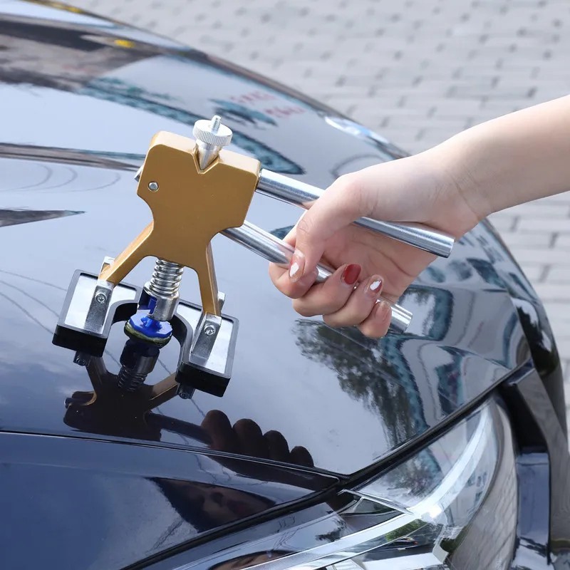 19PCS Paintless Dent Puller Repair Body Lifter Hail Tool Remover Car Body Dent
